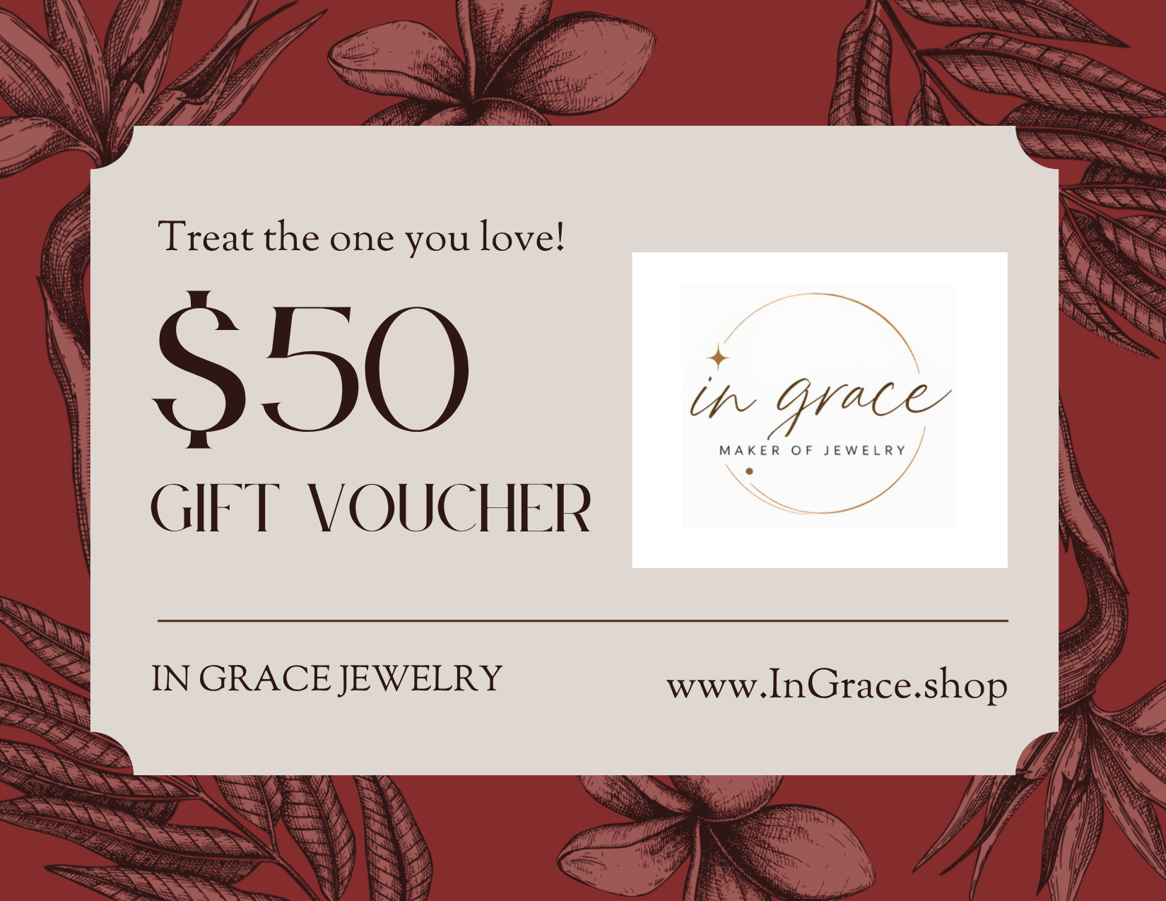 In Grace Gift Card $50