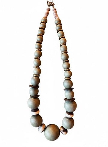 Kente and Clover Necklace