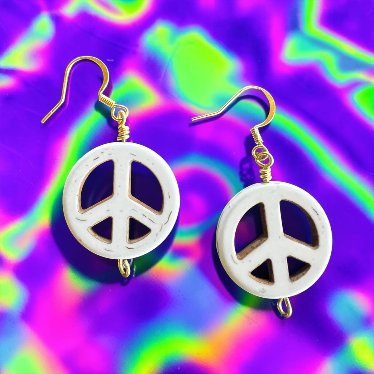 Peace Out Earrings
