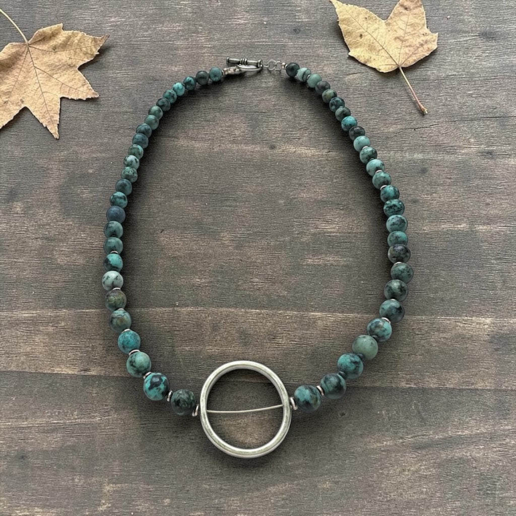 Wanderlust African Turquoise Necklace