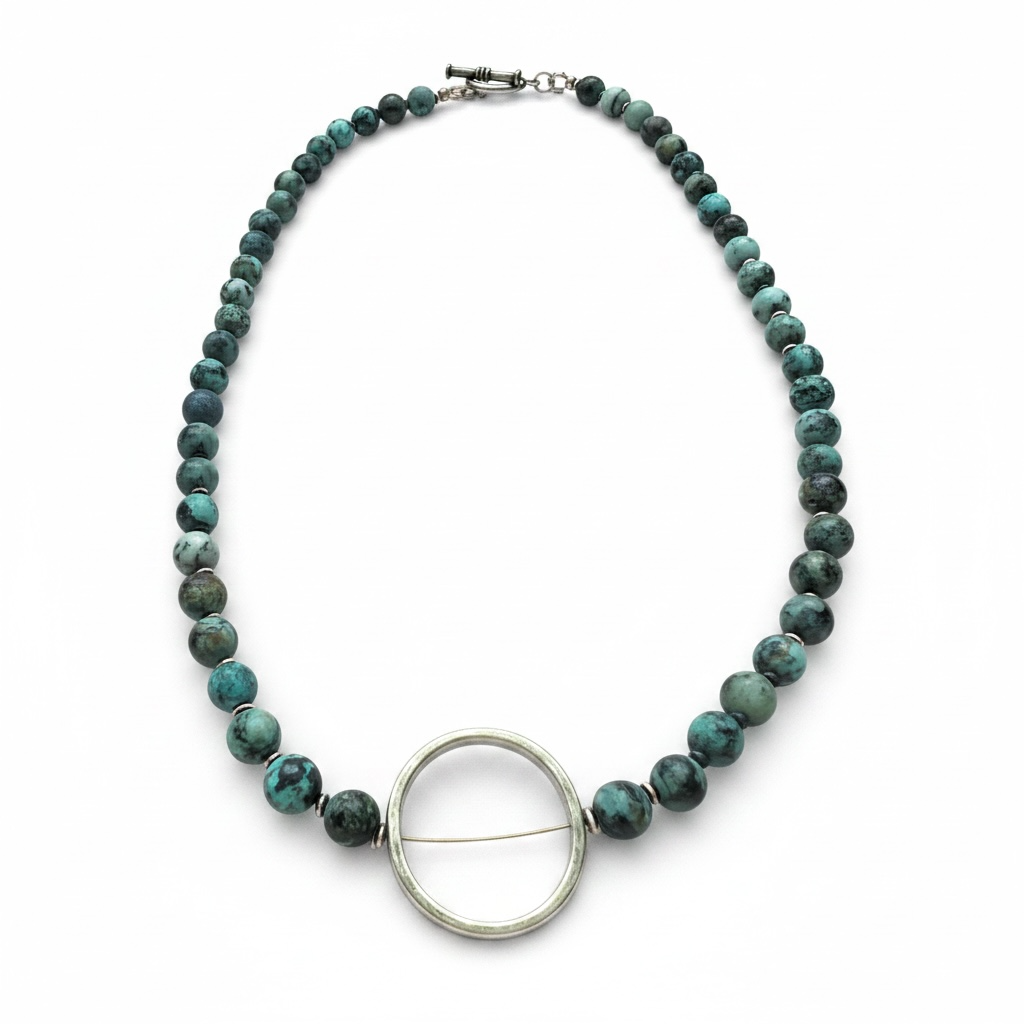 Wanderlust African Turquoise Necklace