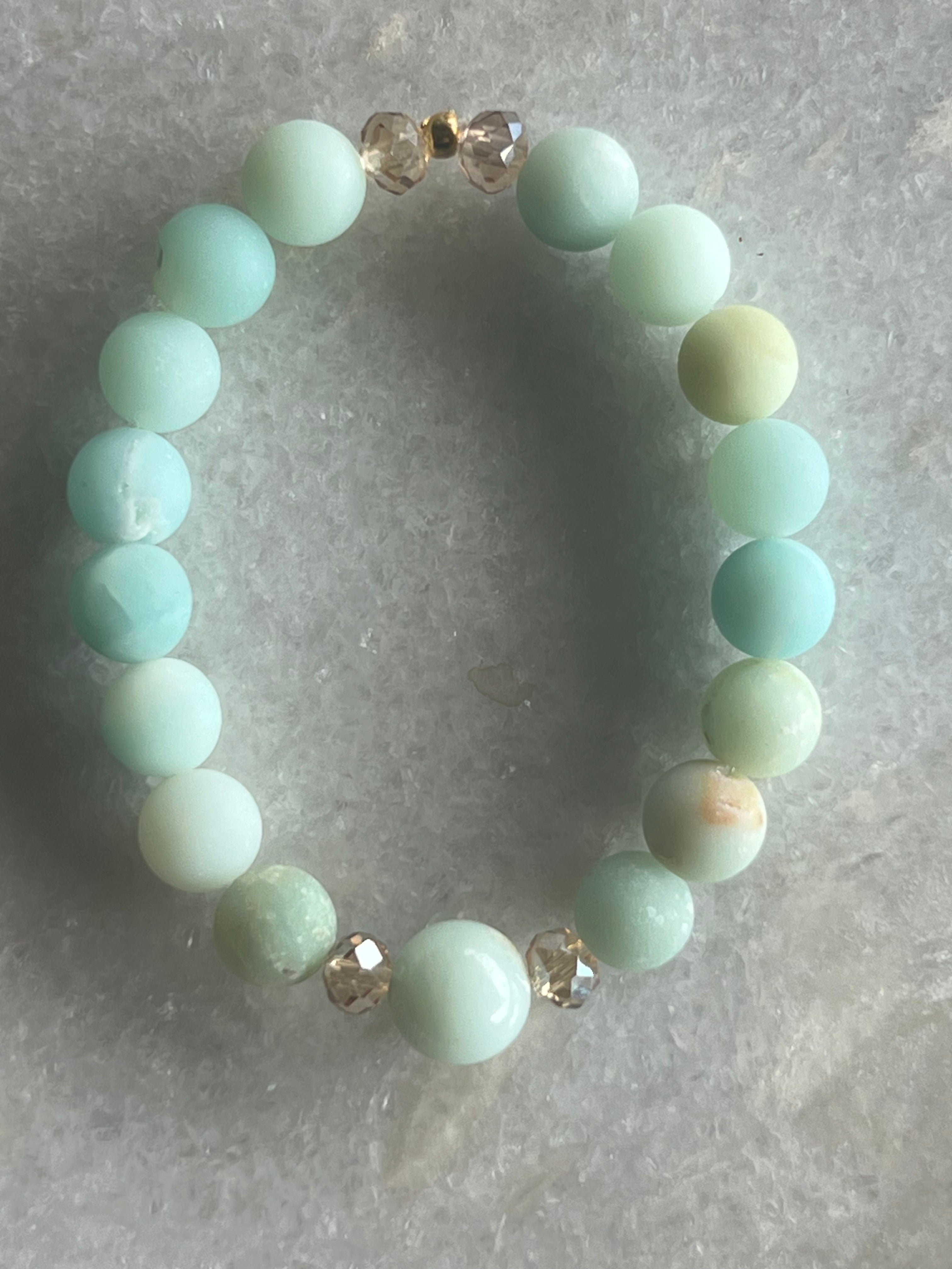 Amazonite Stretch Bracelet — A Breath of Fresh Calm