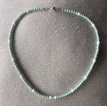 Blue Zircon & White Fire Polish Jewelry Ensemble