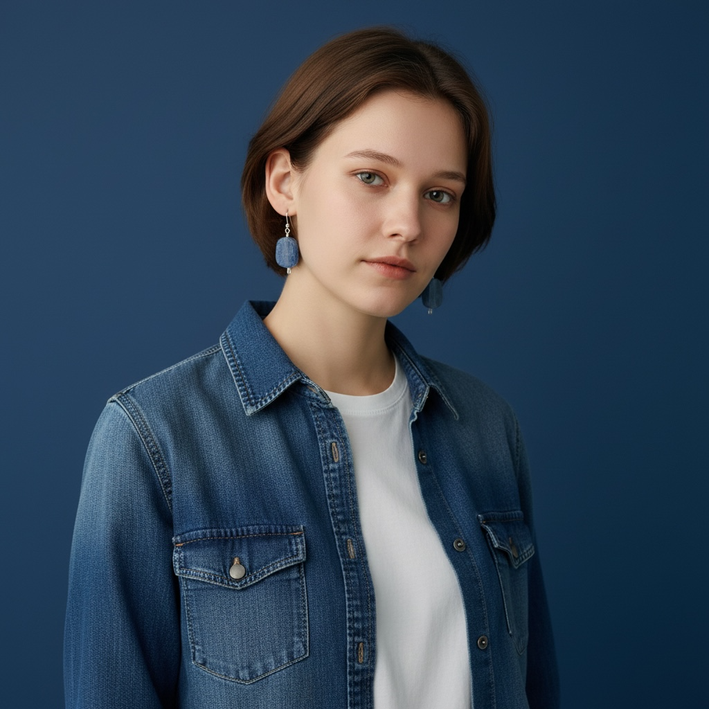 Blue Kyanite Earrings