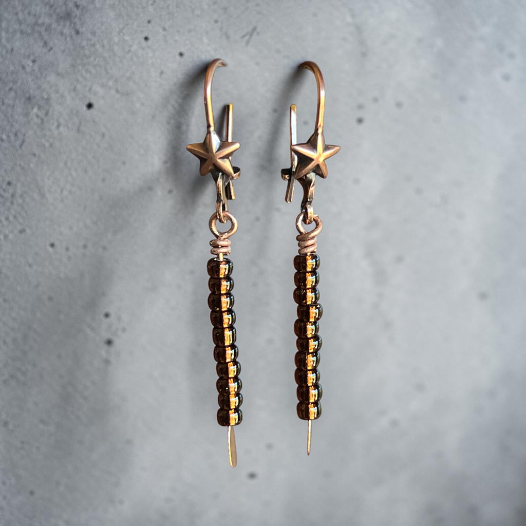 Copper Star Earrings ⭐✨