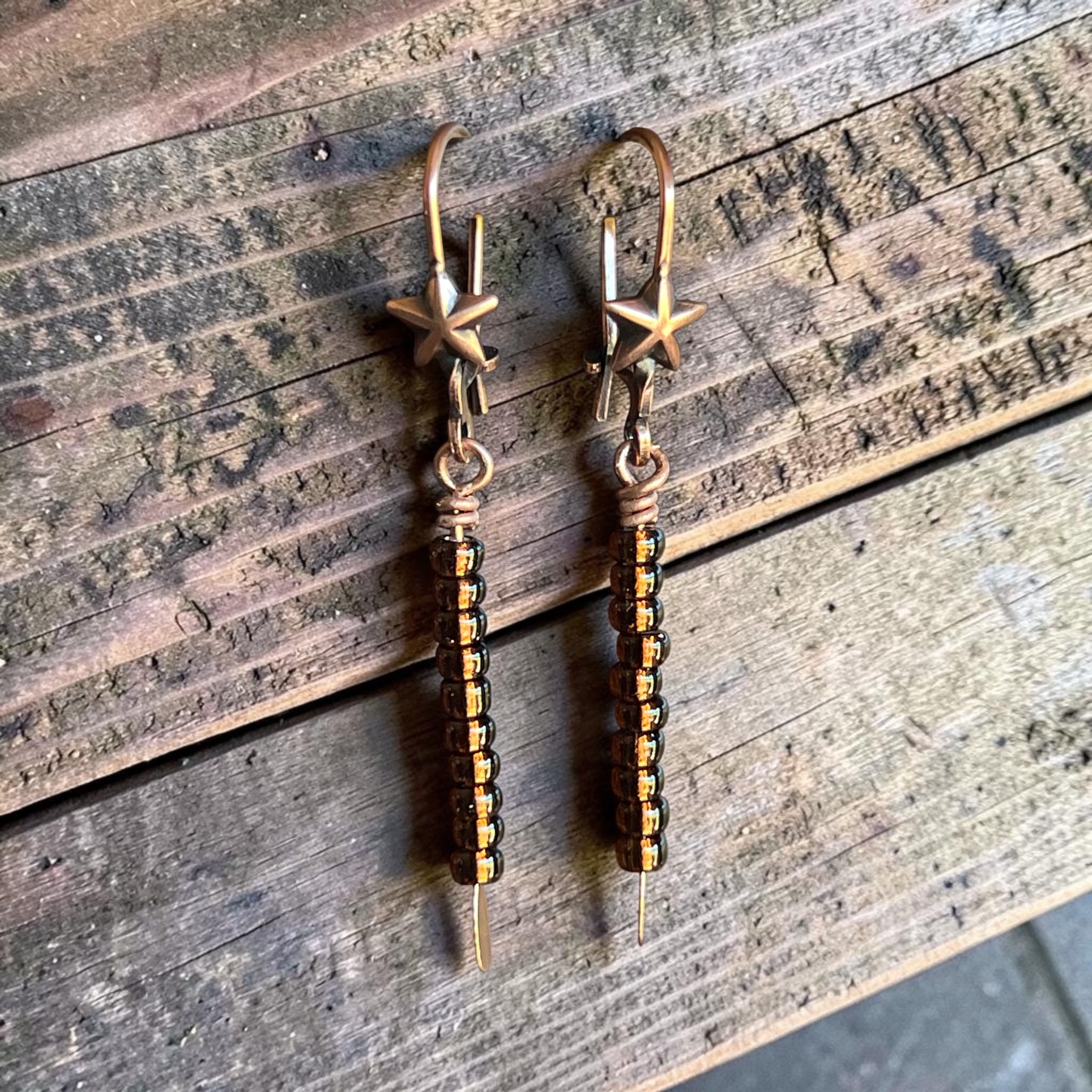 Copper Star Earrings ⭐✨