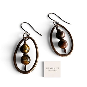 Autumn Jasper Earrings