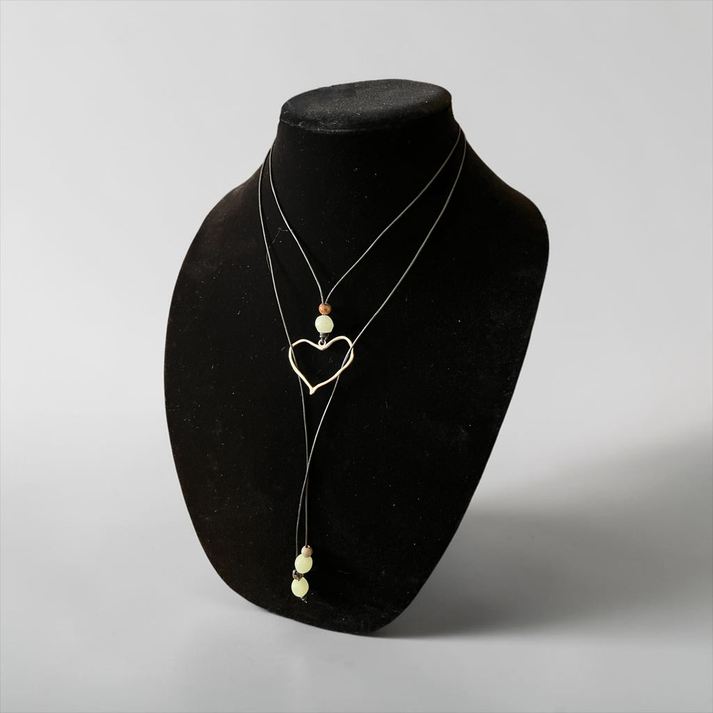 Heart Bolo Necklace