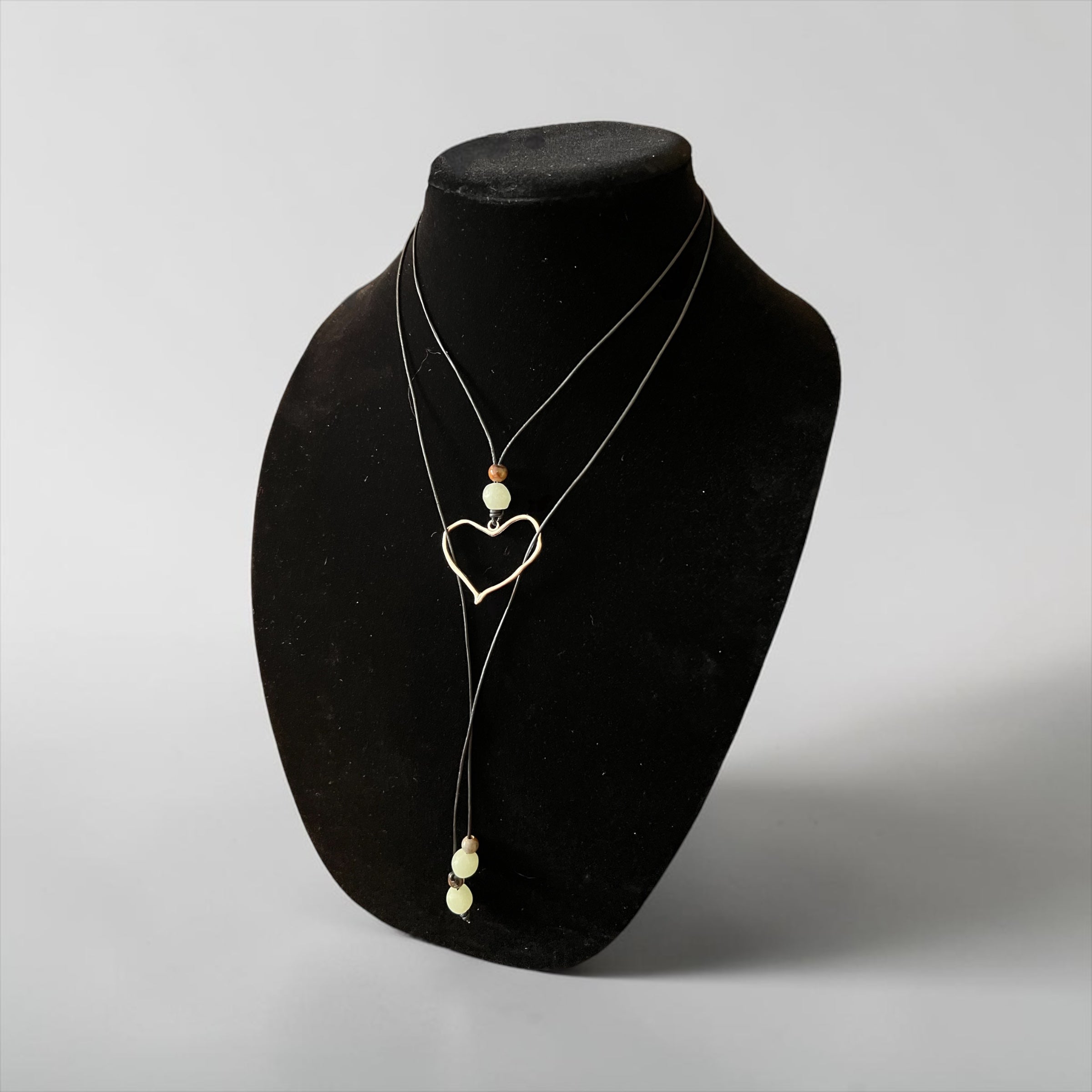 Heart Bolo Necklace