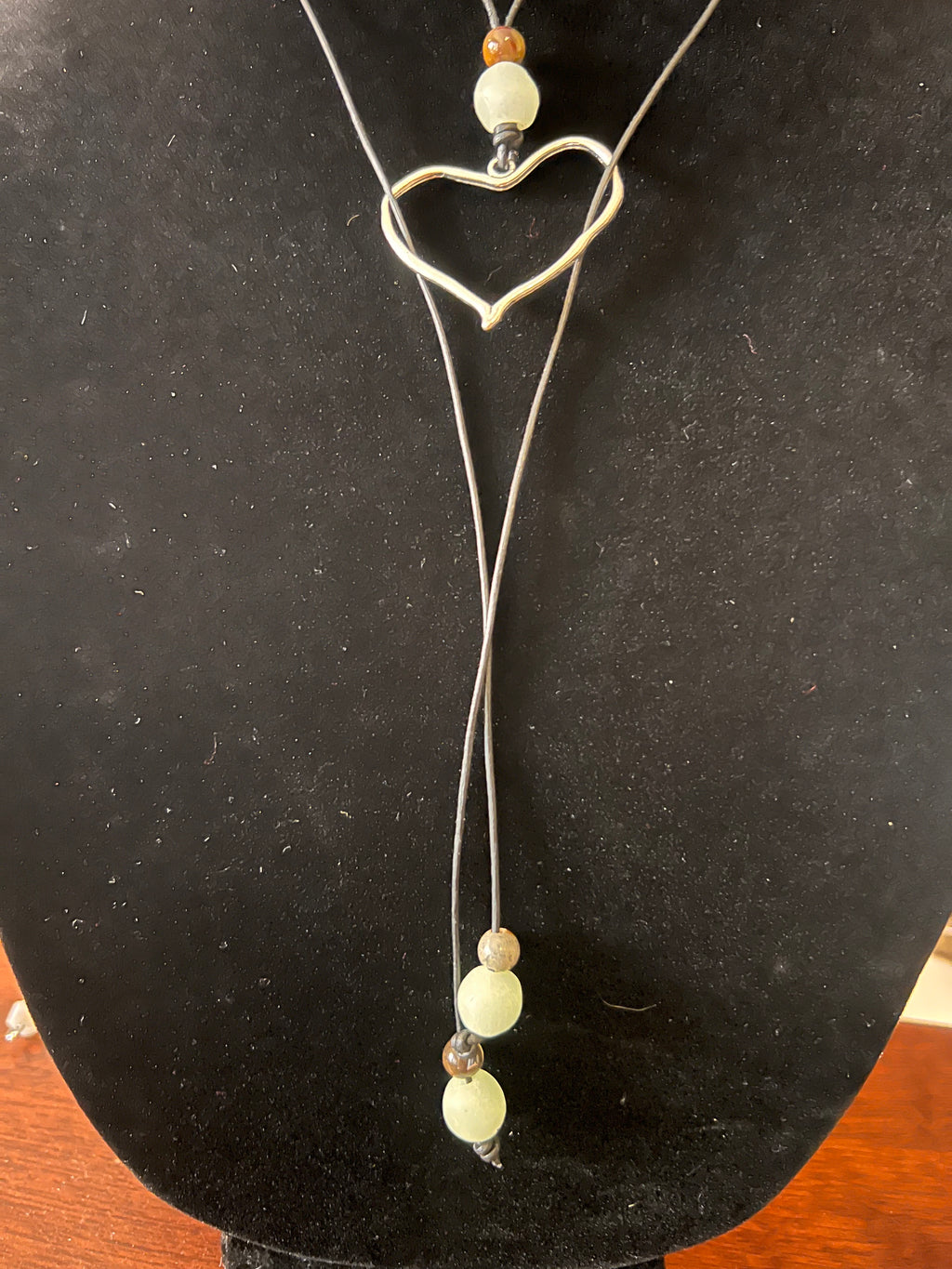 Heart Bolo Necklace