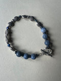 Water-Inspired Blue Sponge Coral & Fish Bracelet