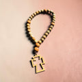 Jasper Prayer Beads with Wooden Cross