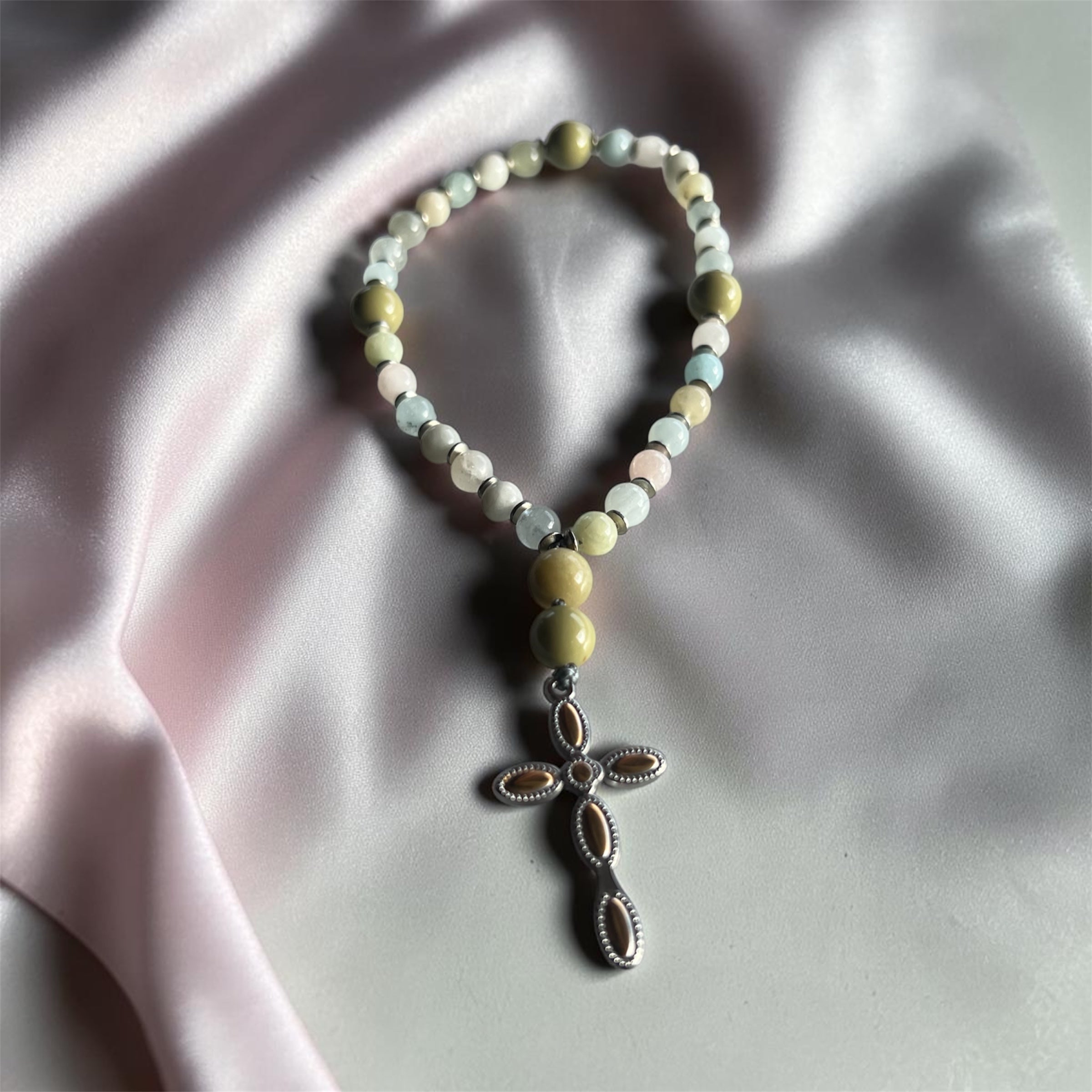 Soft Pastel Prayer Beads