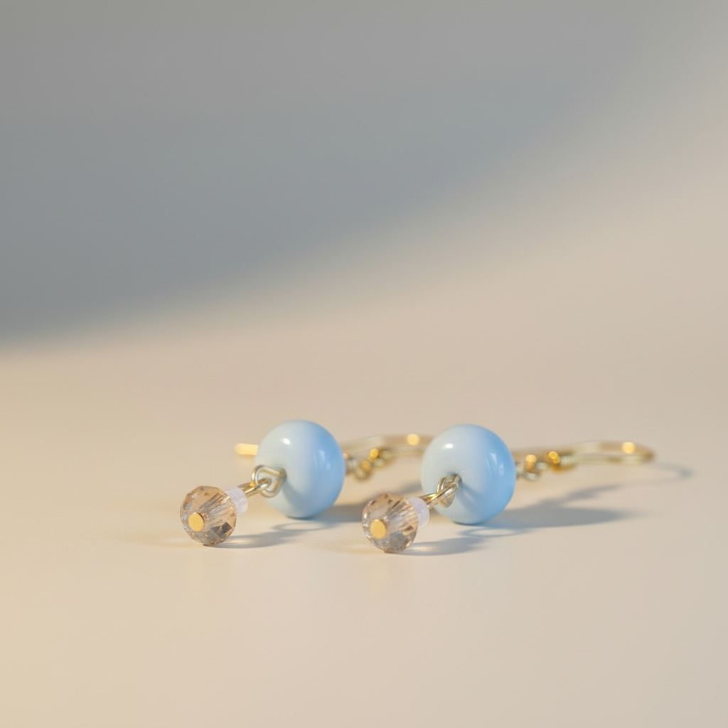 Pastel Opal & Gold Bracelet + Earring Duo