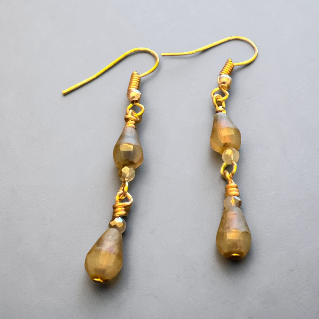 Dainty Labradorite Earrings