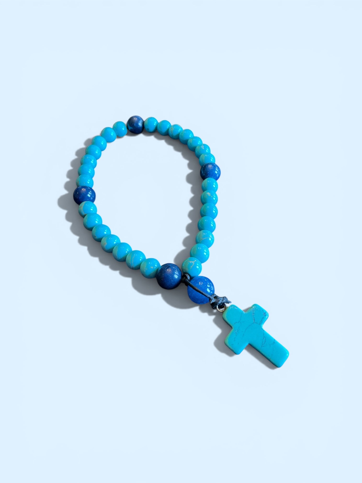 Blue-Themed Prayer Beads