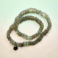 Peridot Picasso Double Wrap Bracelet