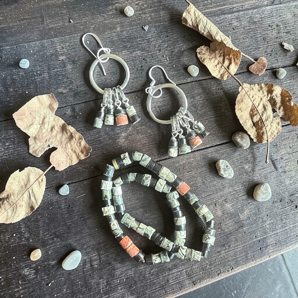 Serpentine Bracelet & Earring Pairing