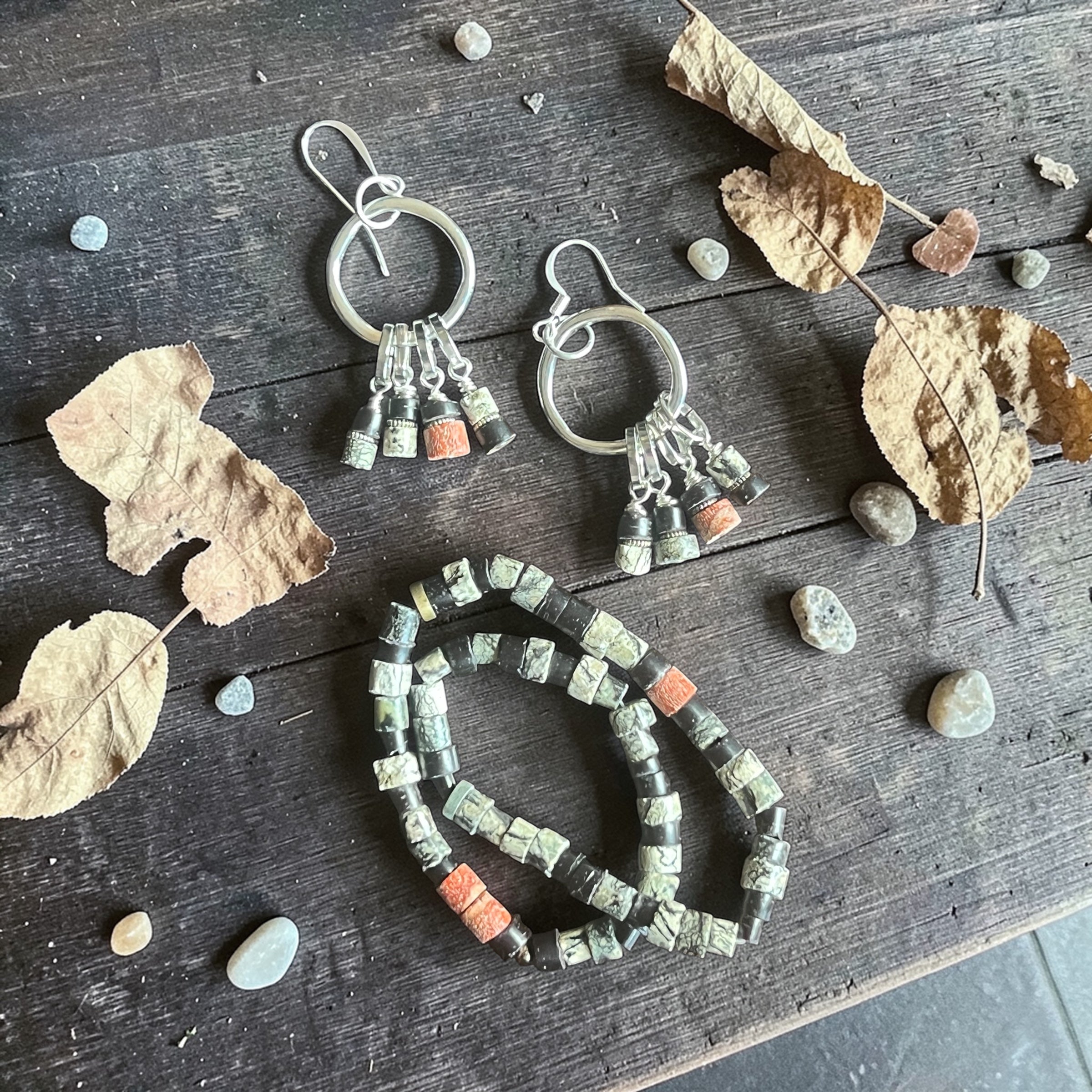 Serpentine Bracelet & Earring Pairing
