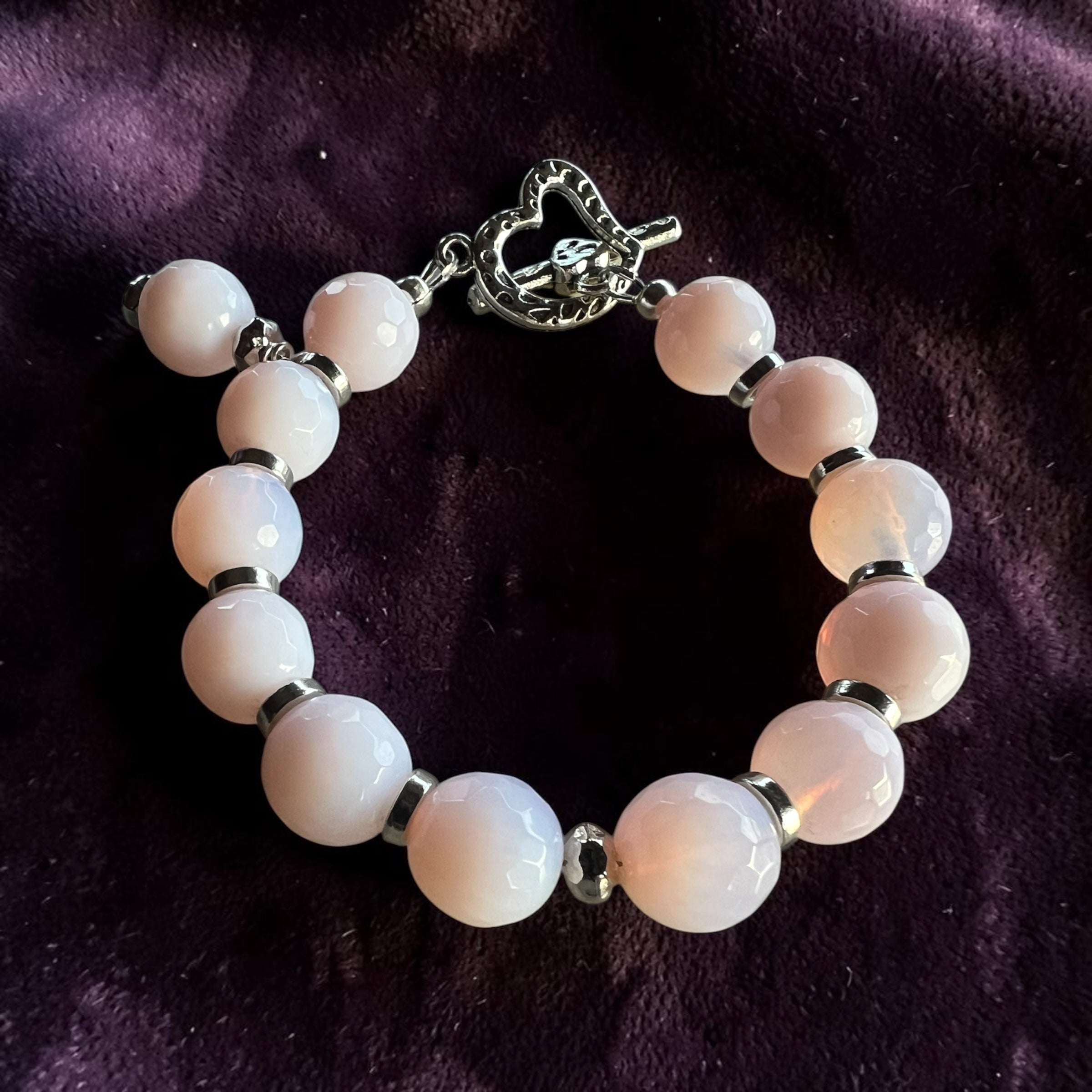 Pink Opalite Bracelet & Earring Pairing