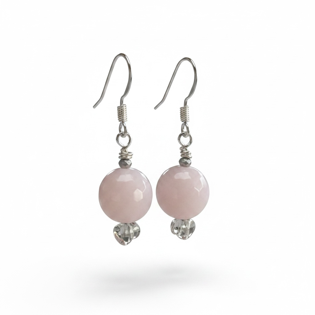 Pink Opalite Bracelet & Earring Pairing