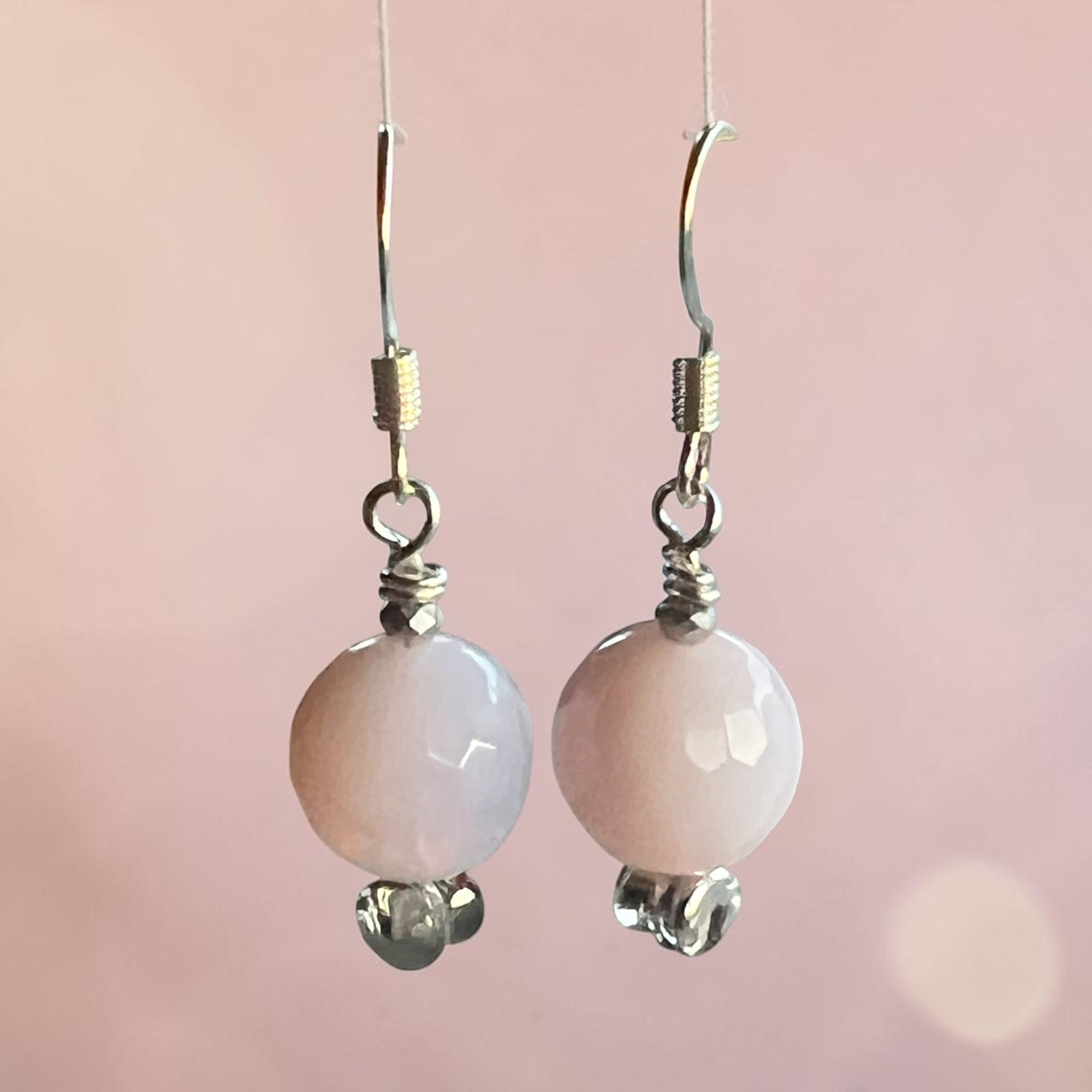 Pink Opalite Bracelet & Earring Pairing