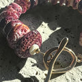 Violet Vibe Spiny Oyster Bracelet & Earring Pairing