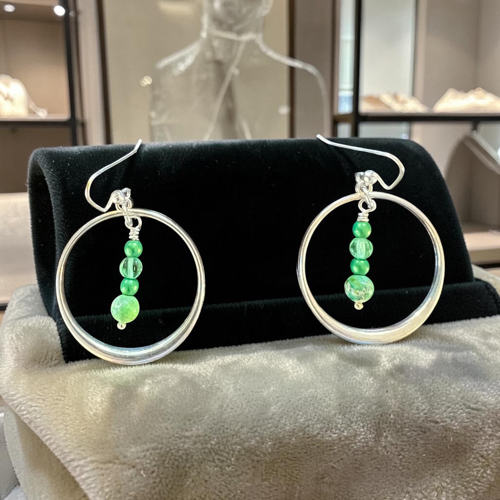 Three Musketeers of Color Earrings
