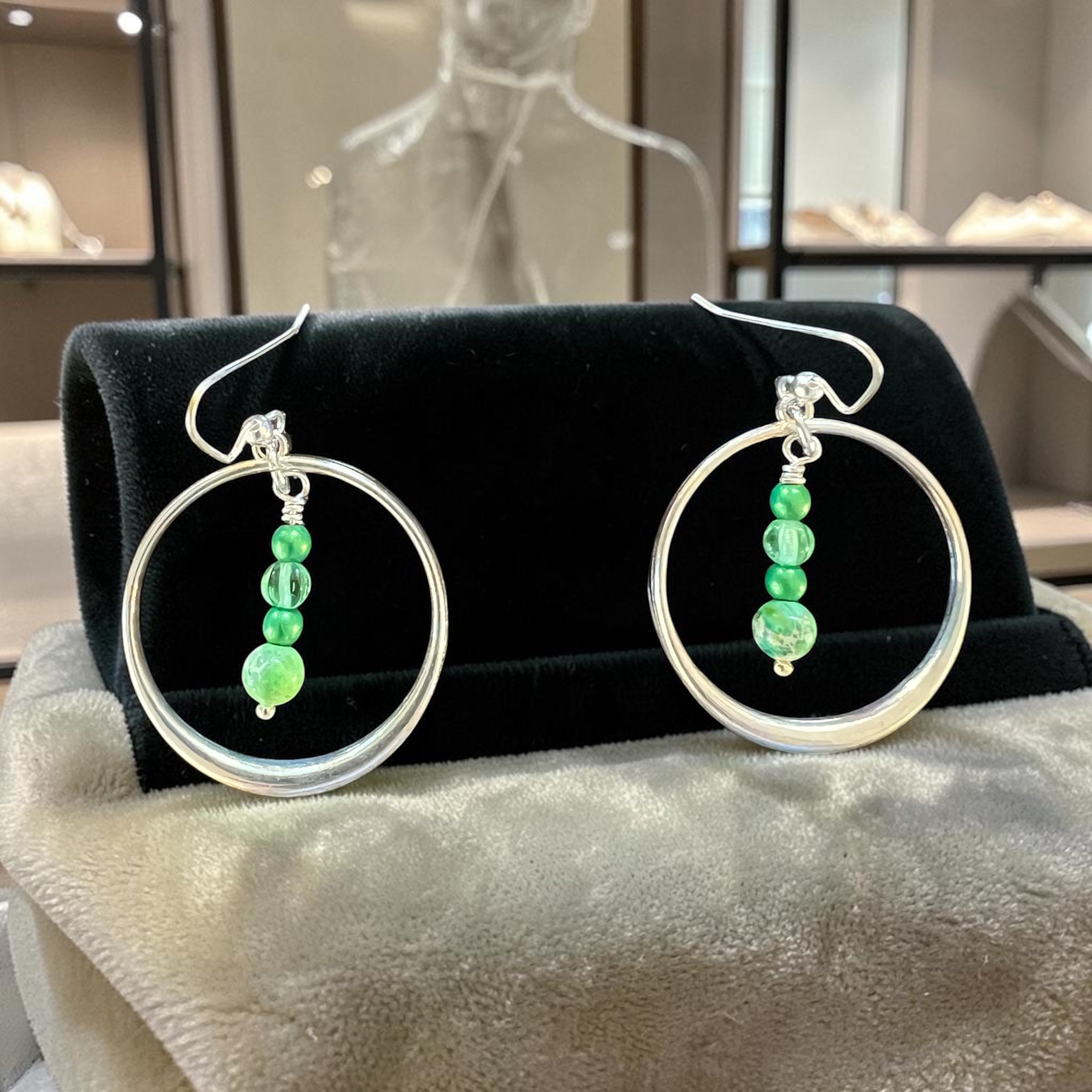 Three Musketeers of Color Earrings