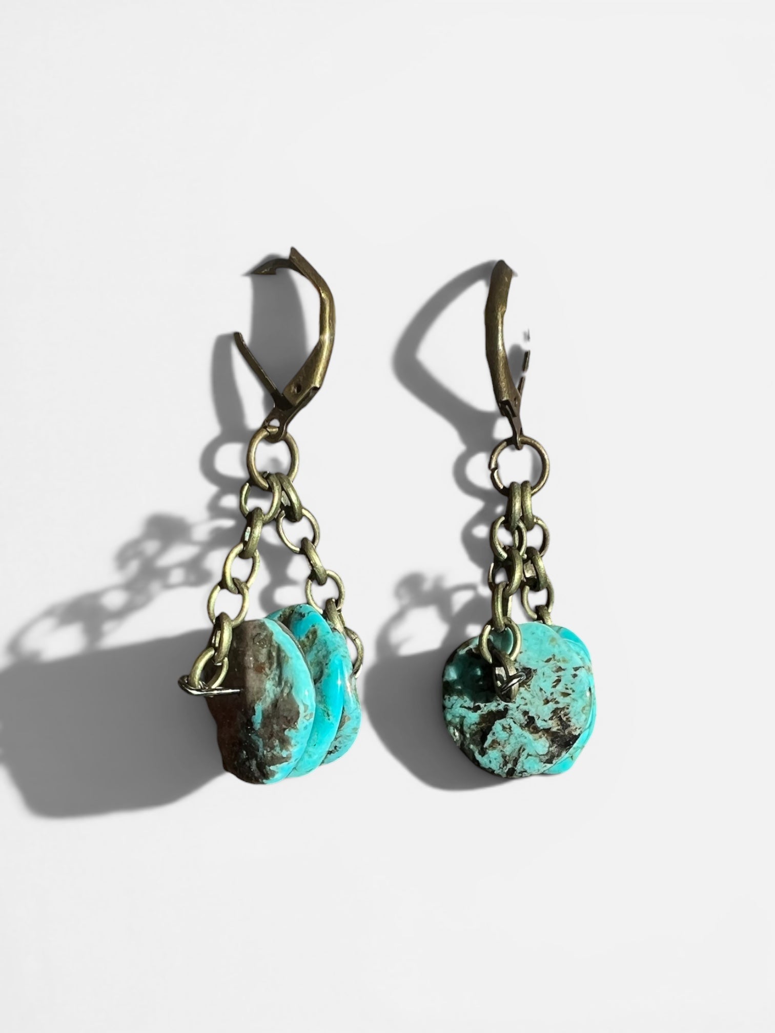 Tibetan Turquoise Earrings