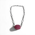 Sterling Silver Bezel Druzy Necklace