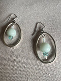 Seafoam Serenity Memory Wire Bracelet & Earring Pairing