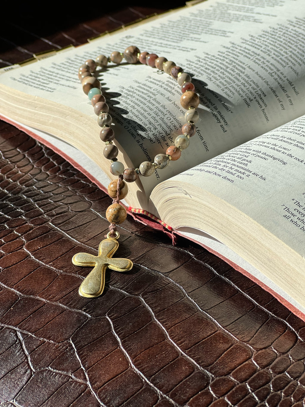 Picture Jasper Prayer Beads