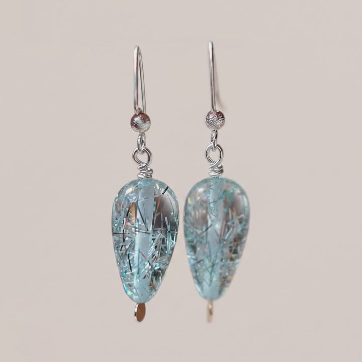 Blue Skies and Sparkle Earrings 💙✨